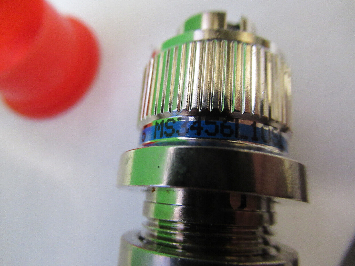 AMPHENOL CONNECTOR MS3456L10SL-4S DUAL PIN ACCELEROMETER AEROSPACE ITEM X7-A-34