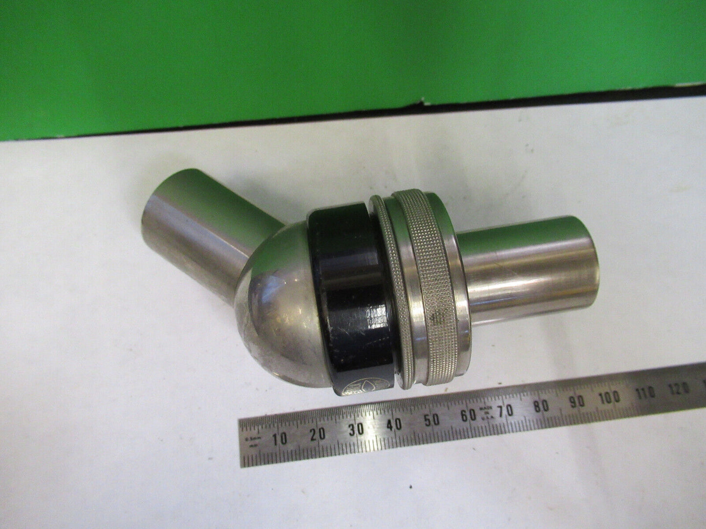 ANTIQUE C. BAKER LONDON TUBUS MONOCULAR HEAD MICROSCOPE PART AS PICTURED X2-A-75