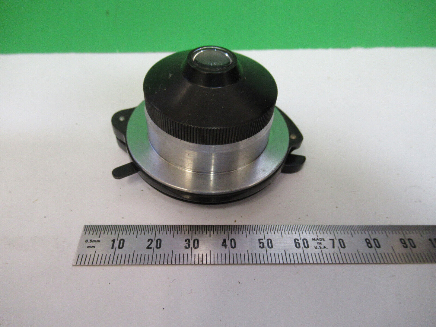 ANTIQUE GALILEO ITALY CONDENSER + IRIS OPTIC MICROSCOPE PART AS PICTURED X5-A-16