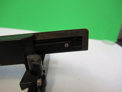 ANTIQUE BAUSCH LOMB FOR PARTS STAGE CLIPS MICROSCOPE PART AS PICTURED X7-A-61