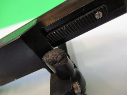 ANTIQUE BAUSCH LOMB FOR PARTS STAGE CLIPS MICROSCOPE PART AS PICTURED X7-A-61