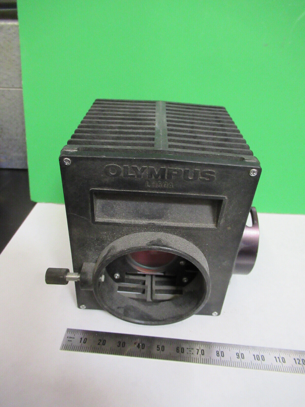 OLYMPUS Japan empty lamp housing MICROSCOPE PART AS PICTURED G8-A-50