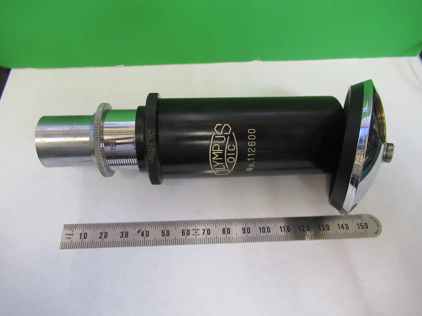 OLYMPUS JAPAN TUBUS + NOSEPIECE OIC MICROSCOPE PART AS PICTURED G8-A-30