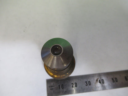 ANTIQUE BRASS BAUSCH LOMB OBJECTIVE 10X MICROSCOPE PART AS PICTURED G8-A-43
