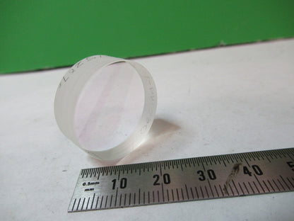 OPTICAL COATED FLAT OPTICS LENS 1" DIAMETER AS PICTURED X2-A-89