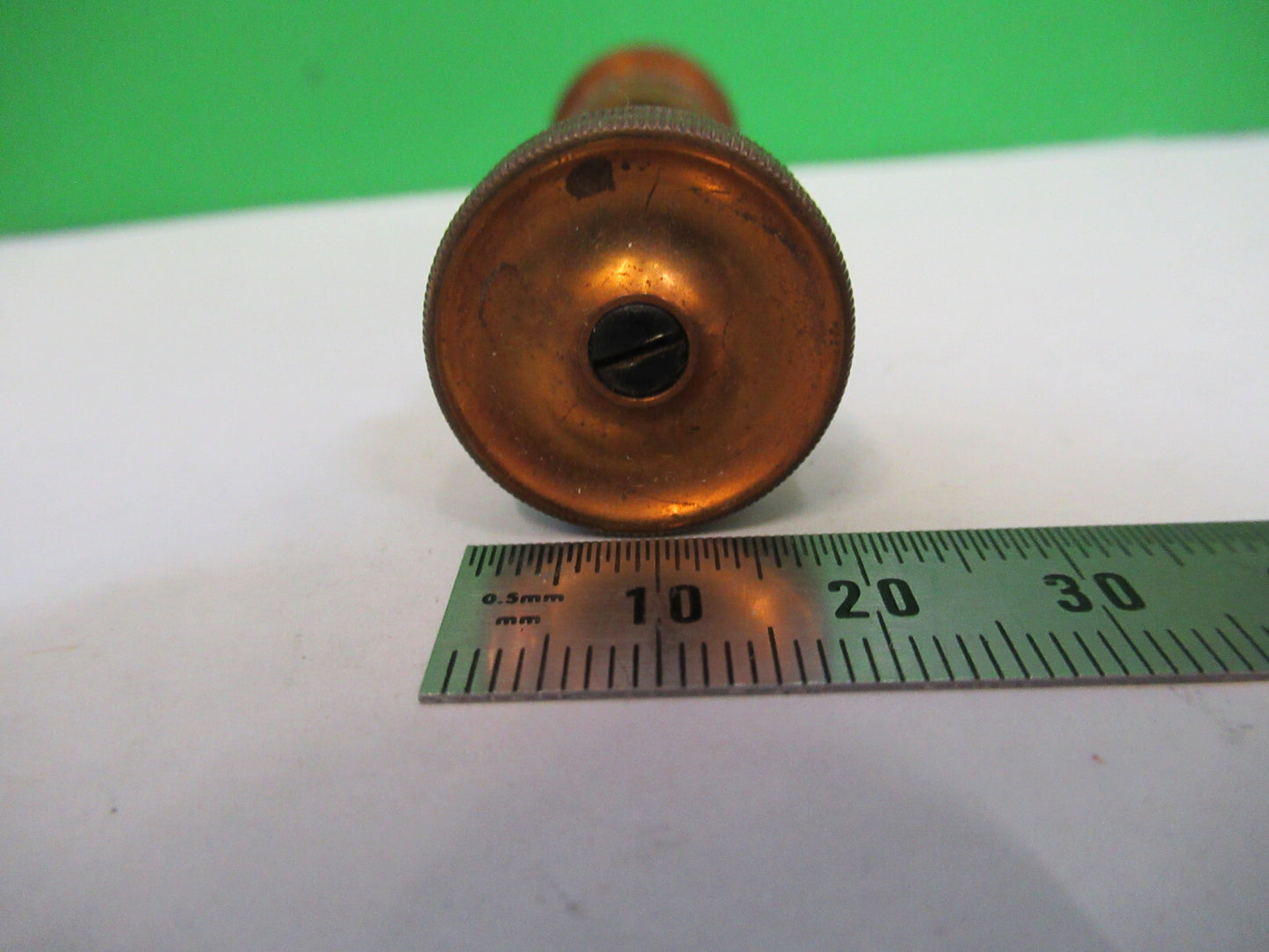 ANTIQUE BRASS BAUSCH LOMB SET OF KNOBS MICROSCOPE PART AS PICTURED X7-A-53