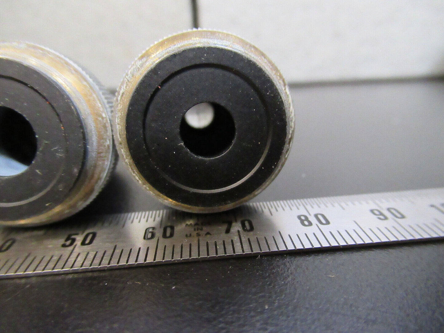 UNITRON LOT JAPAN OBJECTIVE 4X 10X 40X  MICROSCOPE PART AS PICTURED G8-A-56