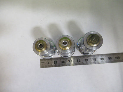 BAUSCH LOMB OBJECTIVE  LOT 10X 43X 97X MICROSCOPE PART AS PICTURED G8-A-41
