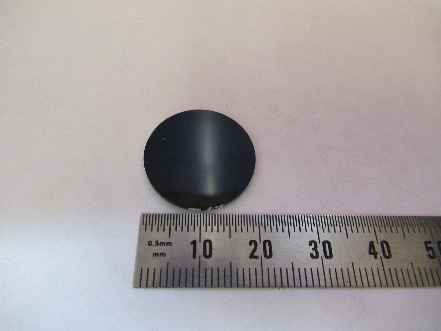 OPTICAL VERY DARK GLASS FILTER LASER MIL SPEC OPTICS AS PICTURED Y3-A-01