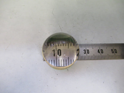 OPTICAL RARE PLANO HIGHLY CONVEX LENS GLASS OPTICS  AS PICTURED X9-B-85