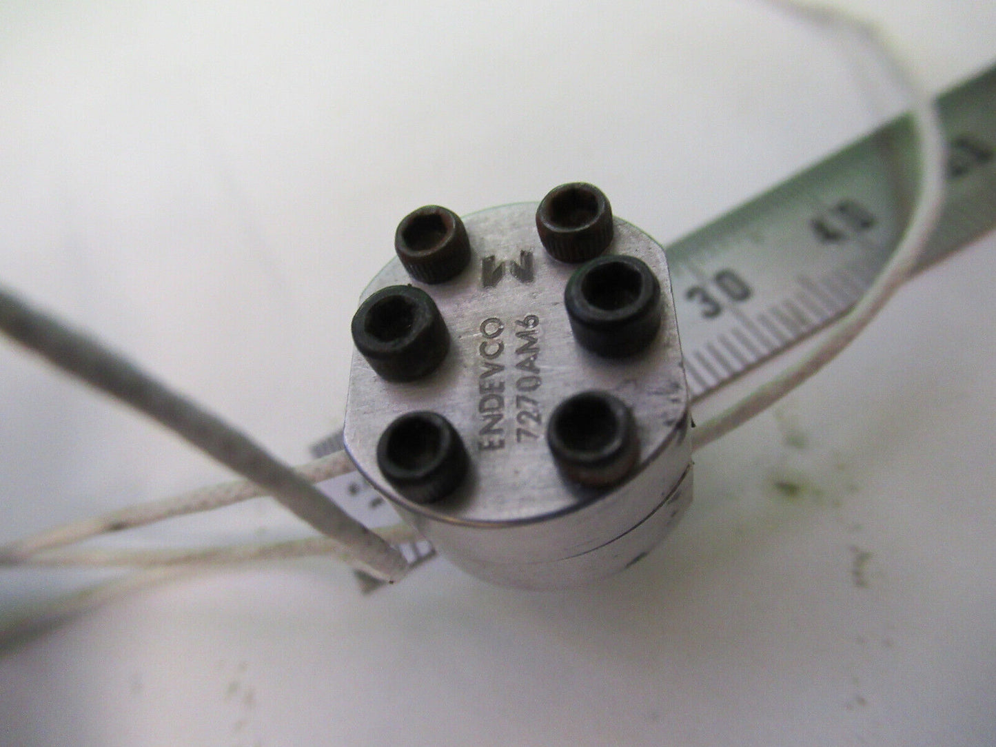 ENDEVCO 7270A-60KM6 SHOCK ACCELEROMETER VIBRATION SENSOR AS PICTURED X5-A-36