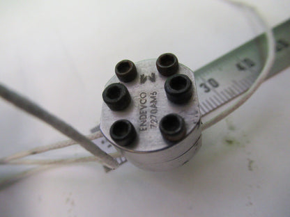 ENDEVCO 7270A-60KM6 SHOCK ACCELEROMETER VIBRATION SENSOR AS PICTURED X5-A-36