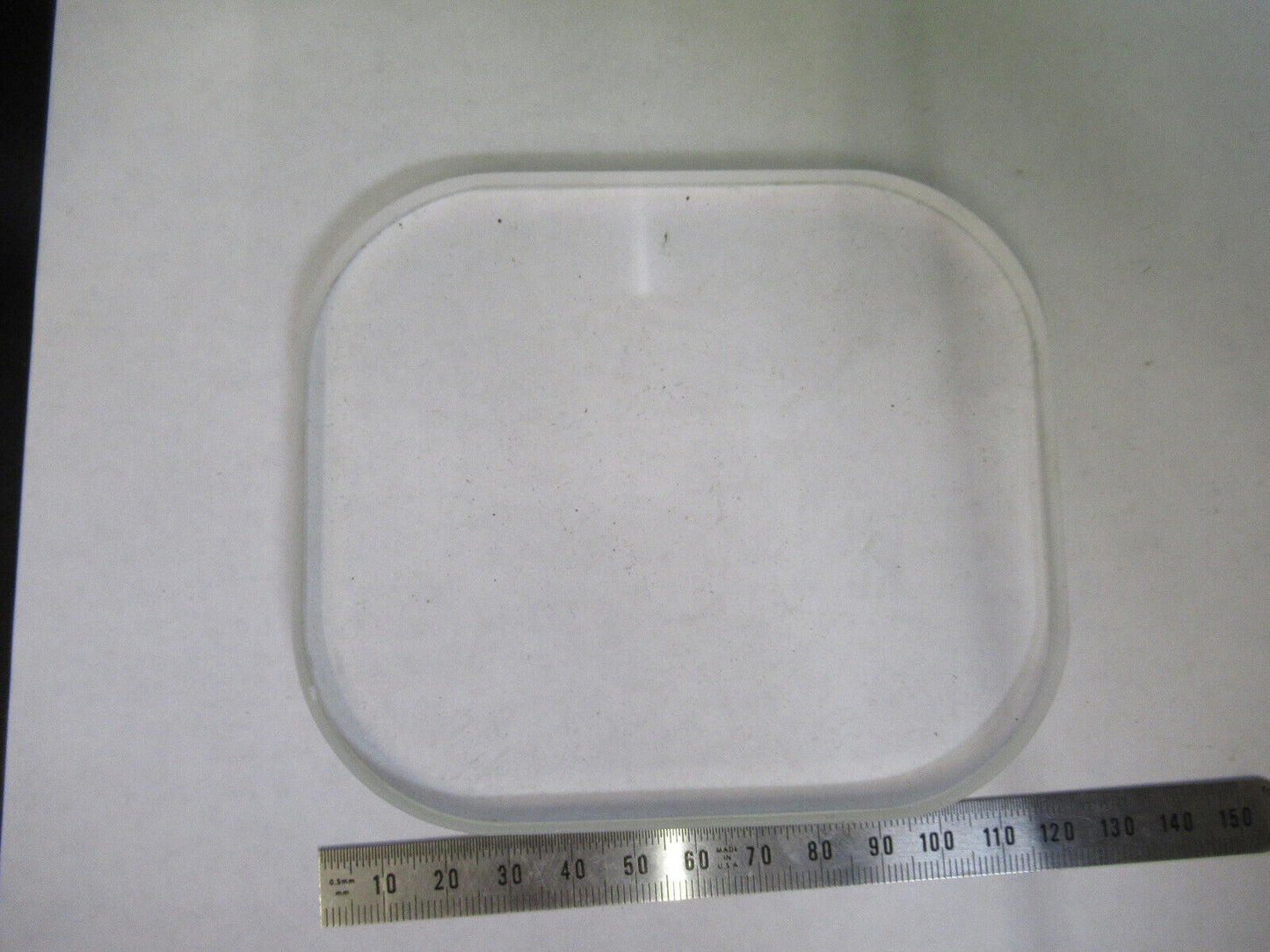 OPTICAL MIL SPEC THICK BK7 GLASS TARGET WINDOW LASER OPTICS AS PICTURED X7-A-42