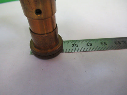 ANTIQUE BRASS BAUSCH LOMB SET OF KNOBS MICROSCOPE PART AS PICTURED X7-A-53