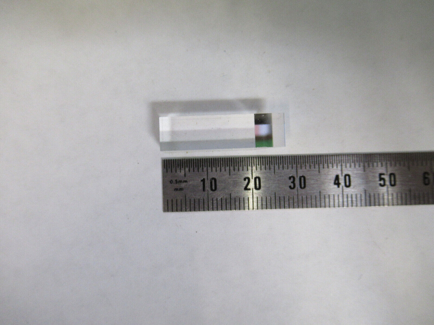 OPTICAL BK7 GLASS PRISM + MIRROR SURFACE LASER OPTICS AS PICTURED X7-A-14