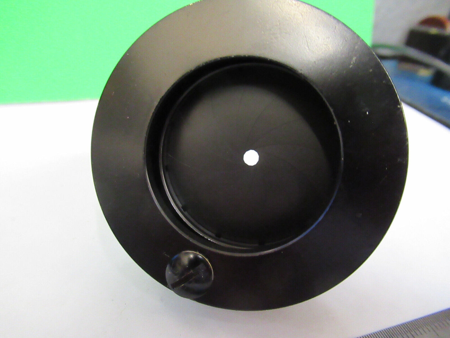 TOKYO JAPAN CONDENSER IRIS OPTICS MICROSCOPE PART AS PICTURED G8-A-39