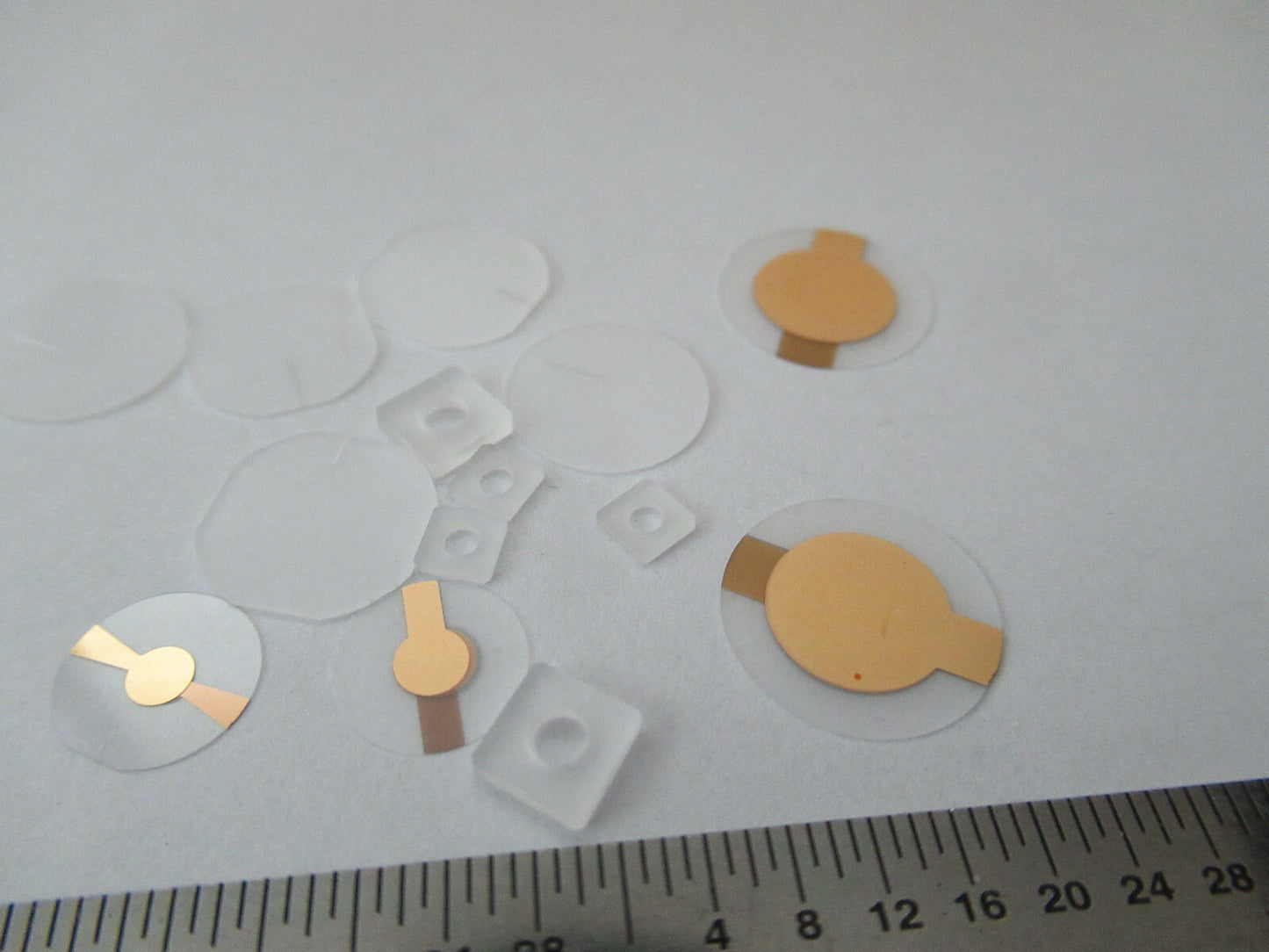 LOT BLANK PIEZOELECTRIC QUARTZ CRYSTAL X- Y- YX-CUT PIEZO SENSOR AS PIC #F5-A-63