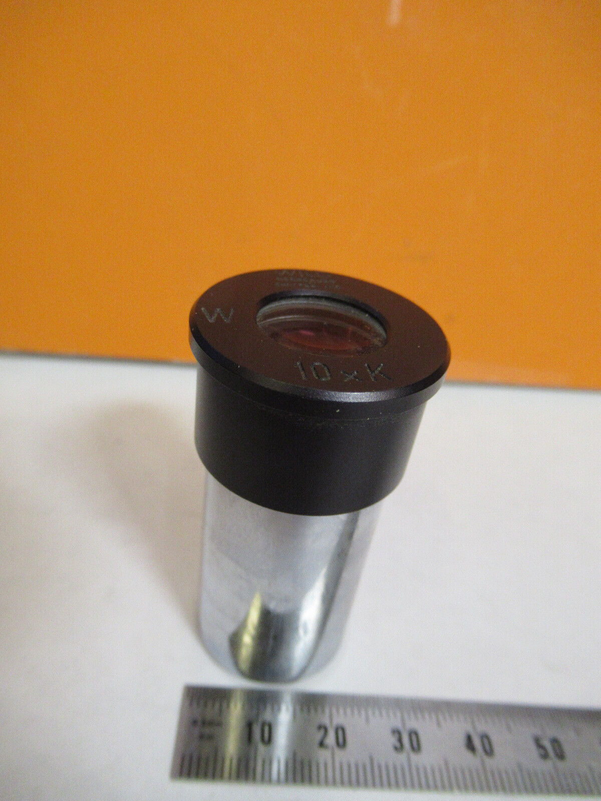 WILD HEERBRUGG 10xK H SWISS LENS OCULAR EYEPIECE MICROSCOPE PART AS PIC y3-a-18