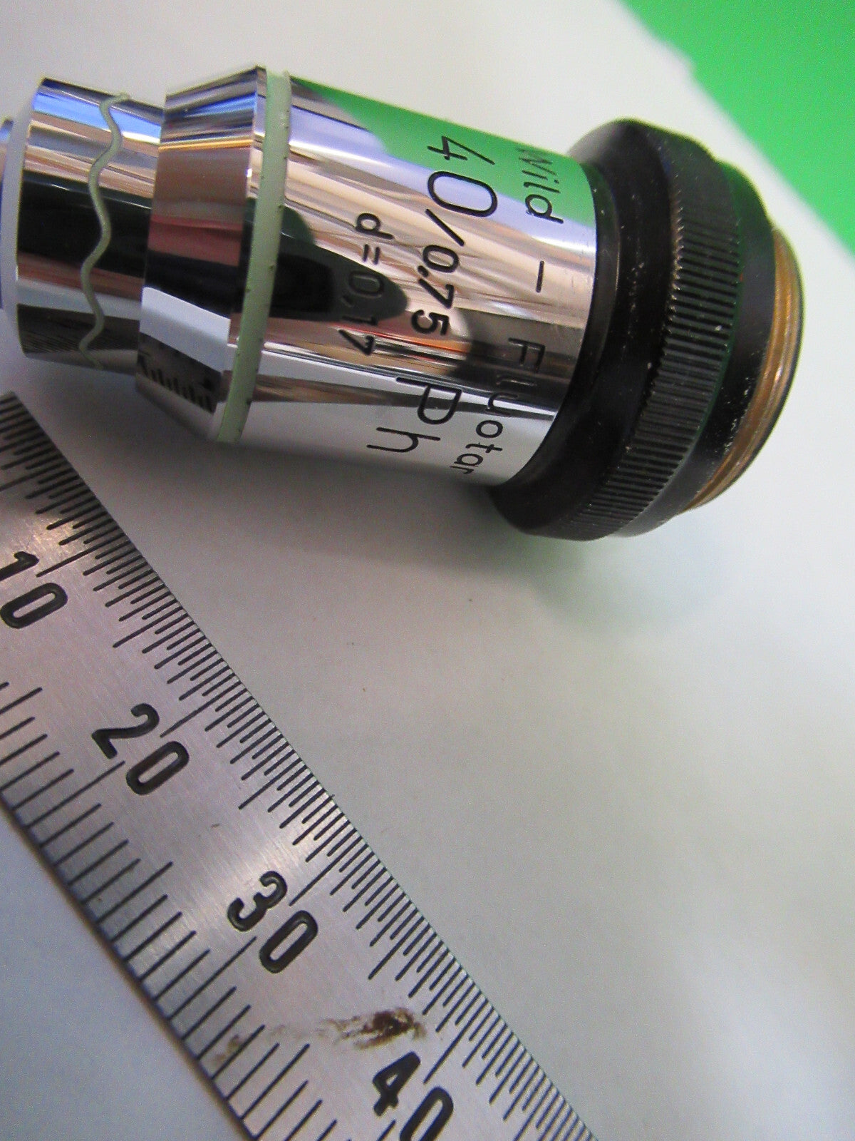 WILD HEERBRUGG SWISS OBJECTIVE 40X Ph PHASE MICROSCOPE PART AS PICTURED G8-A-81