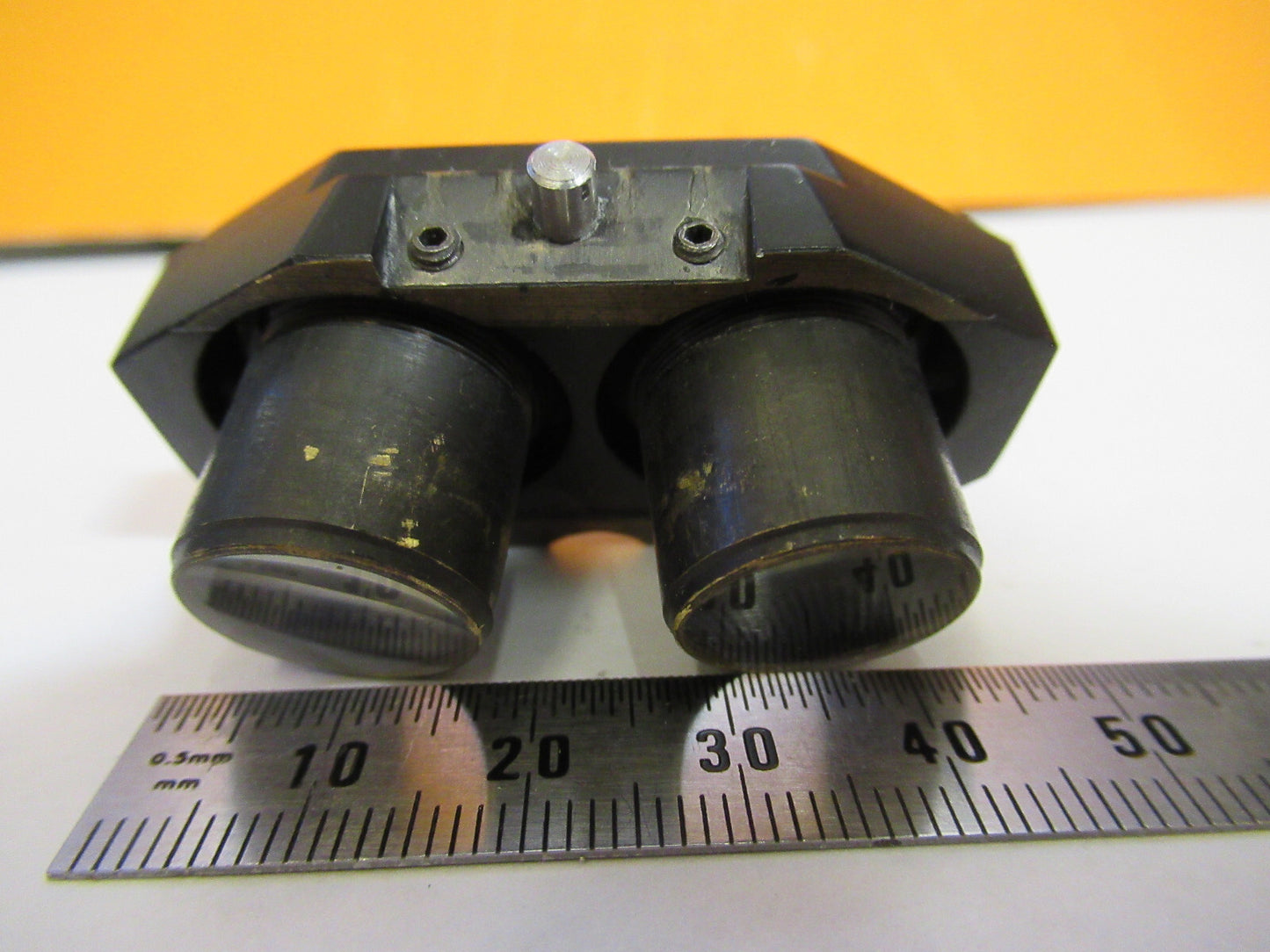 AMERICAN OPTICS AO OBJECTIVE 1X STEREO MICROSCOPE PART AS PICTURED &Y3-A-11