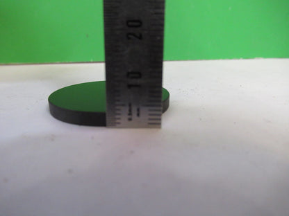 OPTICAL very dark red glass FILTER OPTICS  AS PICTURED X9-B-81