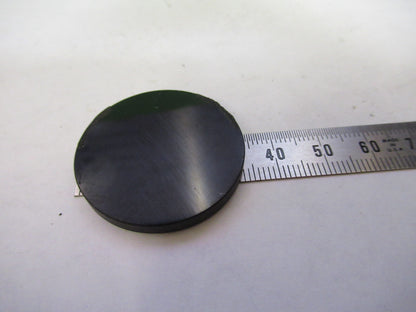 OPTICAL very dark red glass FILTER OPTICS  AS PICTURED X9-B-81