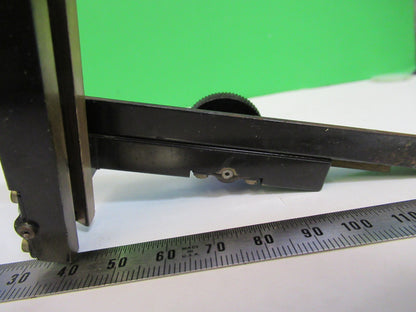 ANTIQUE BAUSCH LOMB FOR PARTS STAGE CLIPS MICROSCOPE PART AS PICTURED X7-A-61