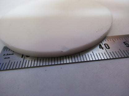 SAMPLE THICK ALUMINA DISC STAGE OR OPAQUE OPTICS AS PICTURED  Y2-A-95