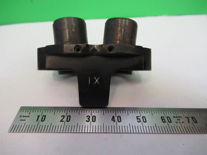 AO 1X ANTIQUE  STEREO OBJECTIVE LENS MICROSCOPE PART as pictured X7-A-52