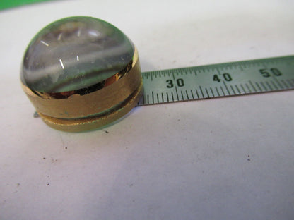 OPTICAL RARE PLANO HIGHLY CONVEX LENS GLASS OPTICS  AS PICTURED X9-B-85