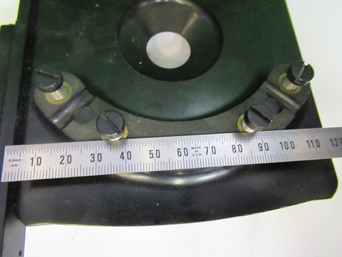 BAUSCH LOMB XY STAGE TABLE ANTIQUE MICROSCOPE PART AS PICTURED X5-A-14