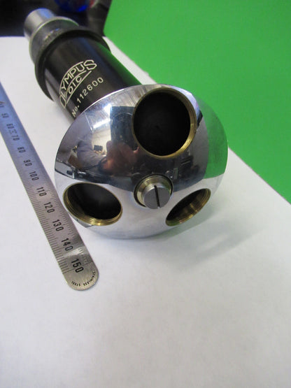 OLYMPUS JAPAN TUBUS + NOSEPIECE OIC MICROSCOPE PART AS PICTURED G8-A-30