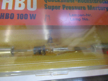 OSRAM HBO 100 W/1  HIGH PRESSURE LAMP MICROSCOPE PART AS PICTURED G8-A-52