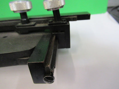 For parts BAUSCH LOMB XY STAGE TABLE ANTIQUE MICROSCOPE PART AS PICTURED X5-A-13