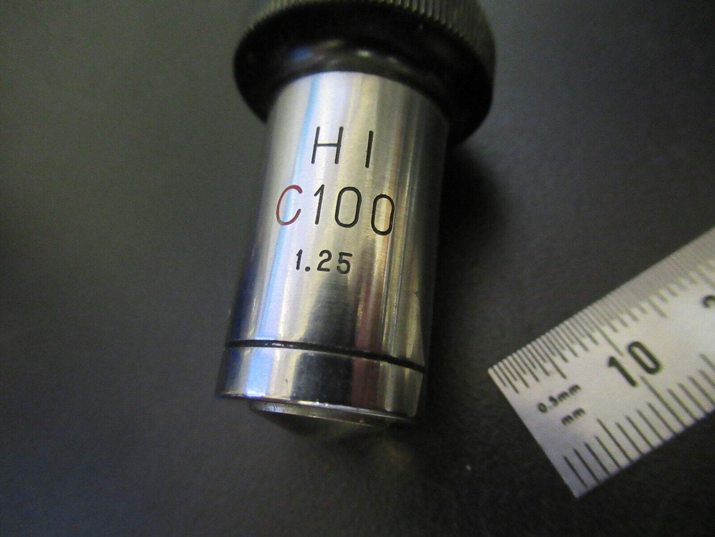 OLYMPUS JAPAN OBJECTIVE C 100X LENS MICROSCOPE PART AS PICTURED G8-A-59