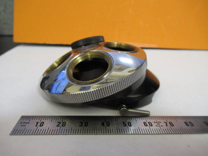 WILD HEERBRUGG SWISS M20 NOSEPIECE QUAD MICROSCOPE PART AS PICTURED Y3-A-06