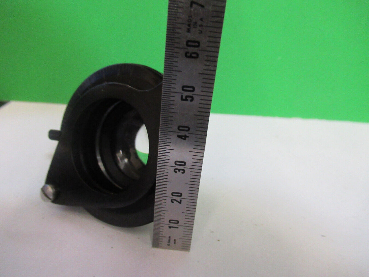 ANTIQUE GALILEO ITALY CONDENSER + IRIS OPTIC MICROSCOPE PART AS PICTURED X5-A-16