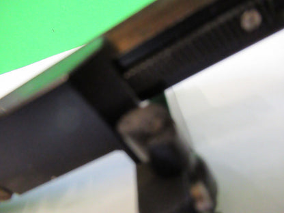 ANTIQUE BAUSCH LOMB FOR PARTS STAGE CLIPS MICROSCOPE PART AS PICTURED X7-A-61