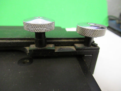 AO SPENCER XY STAGE CLIPS TABLE MICROSCOPE PART AS PICTURED X9-B-80