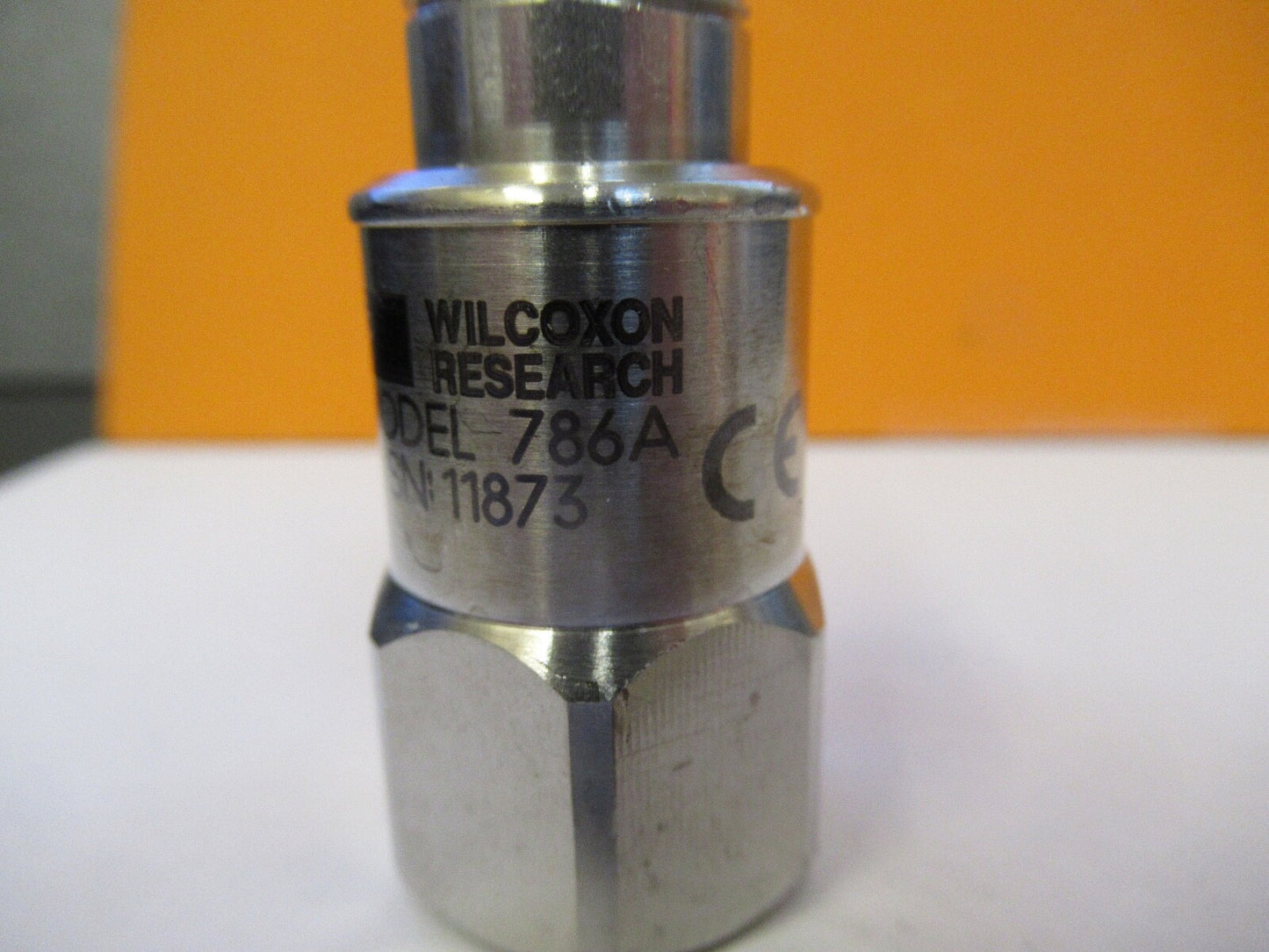 WILCOXON 786A INDUSTRIAL VIBRATION ACCELEROMETER SENSOR AS PICTURED &15-FT-X3