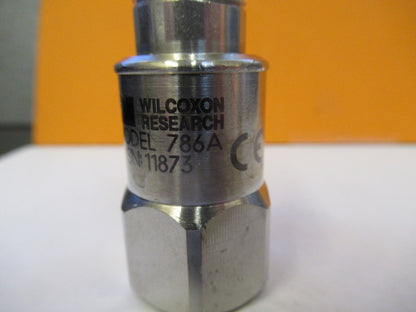 WILCOXON 786A INDUSTRIAL VIBRATION ACCELEROMETER SENSOR AS PICTURED &15-FT-X3