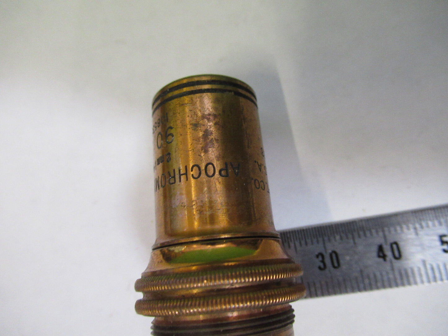 for parts ANTIQUE BAUSCH LOMB MICROSCOPE OBJECTIVE OPTICS as pictured X7-A-20