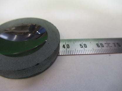 OPTICAL RARE GLASS DARK PREFORM CONCAVE PLANO LASER OPTICS AS PICTURED X7-A-30