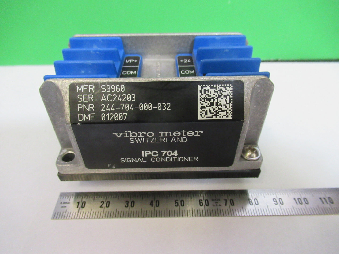 MEGGITT VIBRO-METER IPC704 244-704-000-032 AMP MODULE for ACCEL or pressure
