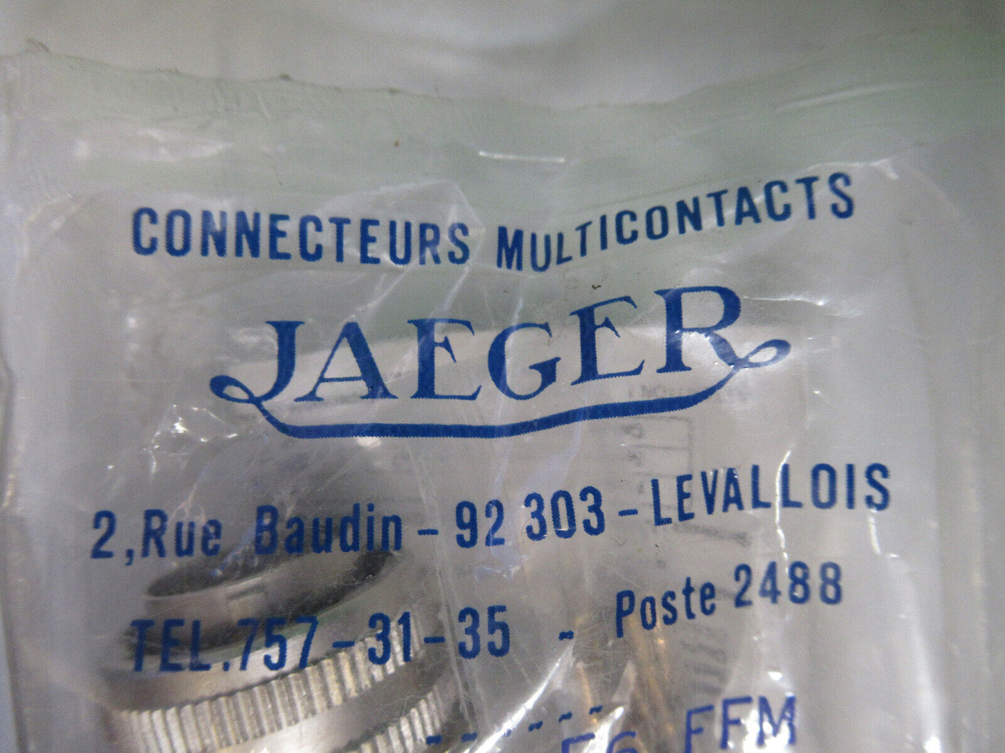 JAEGER MULTICONTACTS CONNECTOR E6 FFM 19 PINS AEROSPACE ITEM AS PICTURED X7-A-39