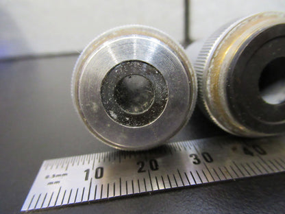 UNITRON LOT JAPAN OBJECTIVE 4X 10X 40X  MICROSCOPE PART AS PICTURED G8-A-56