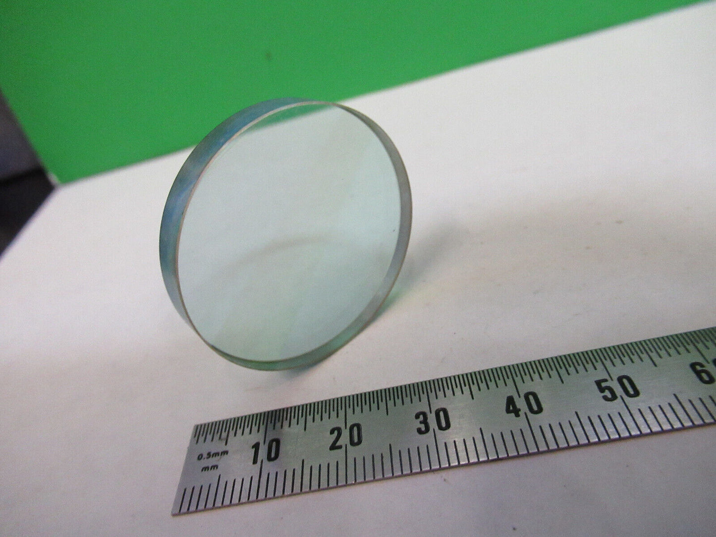 OPTICAL HEAT ABSORBER FILTER MICROSCOPE PART OPTICS AS PICTURED X7-A-57
