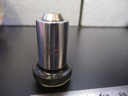 OLYMPUS JAPAN OBJECTIVE C 40X LENS MICROSCOPE PART AS PICTURED G8-A-58
