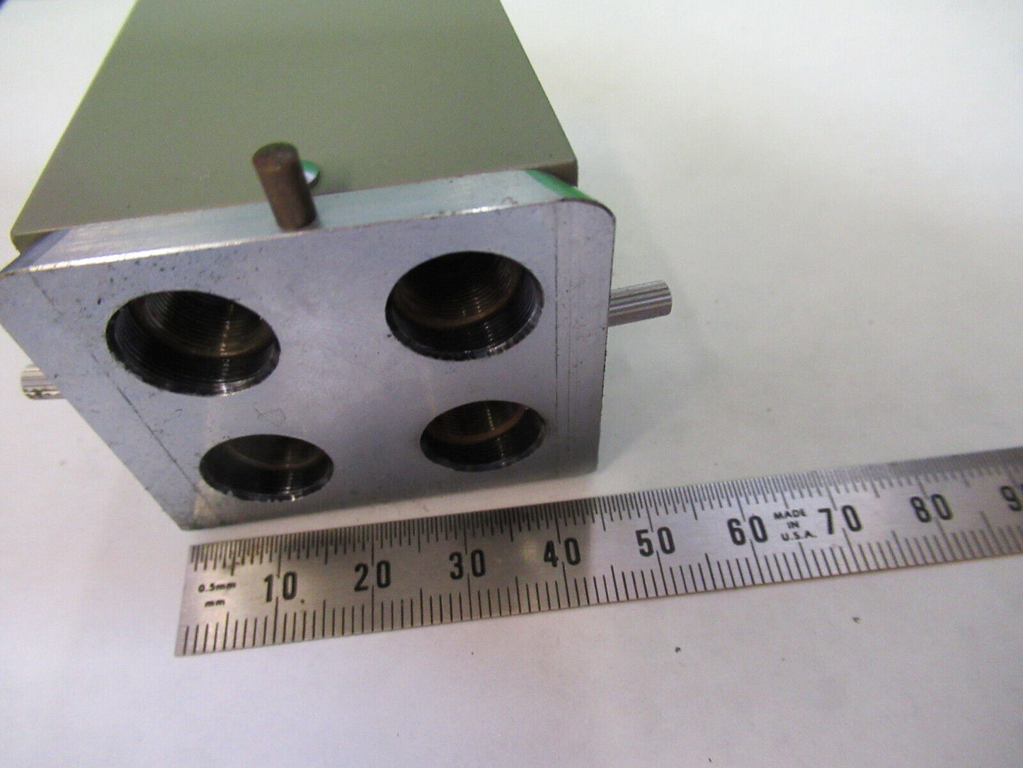 AO SPENCER STEREO OBJECTIVE ANTIQUE MICROSCOPE PART AS PICTURED X9-B-97