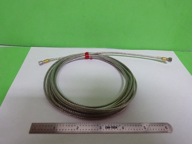 ARMORED CABLE 10-32 MICRODOT CONNECTOR for PIEZO ACCELEROMETER SENSOR #AS-99